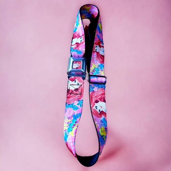 Disney Arial & Flounder Little Mermaid Buckle-Down Seat Belt Buckle Belt - Picture 7 of 7